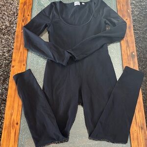 Aritzia loungewear casual Women's Black Jumpsuit